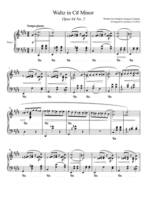 Waltz Opus 64 No. 2 in C# Minor