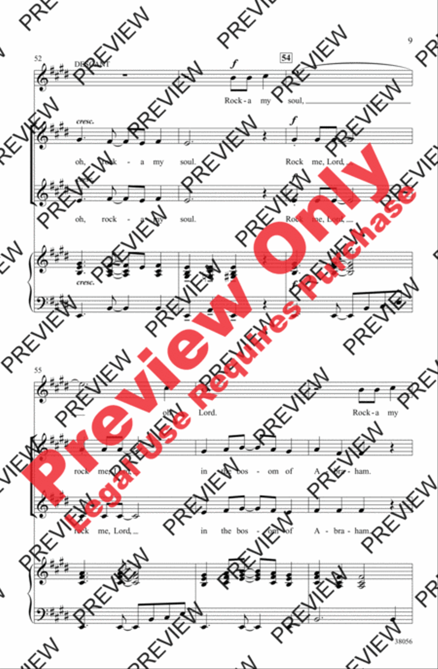 Rock Me, Lord 2-Part scores gallery preview page 9