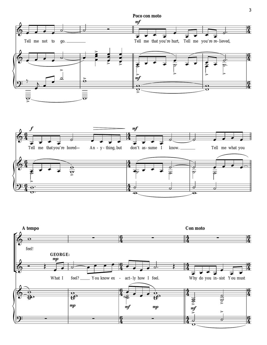 We Do Not Belong Together Piano, Vocal scores gallery preview page 3