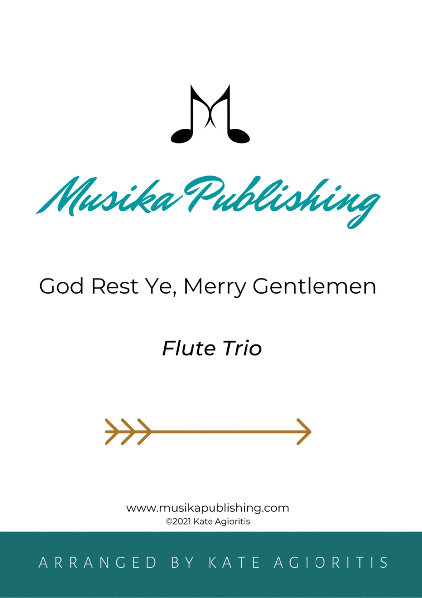 God Rest Ye Merry Gentlemen - Flute Trio image number null