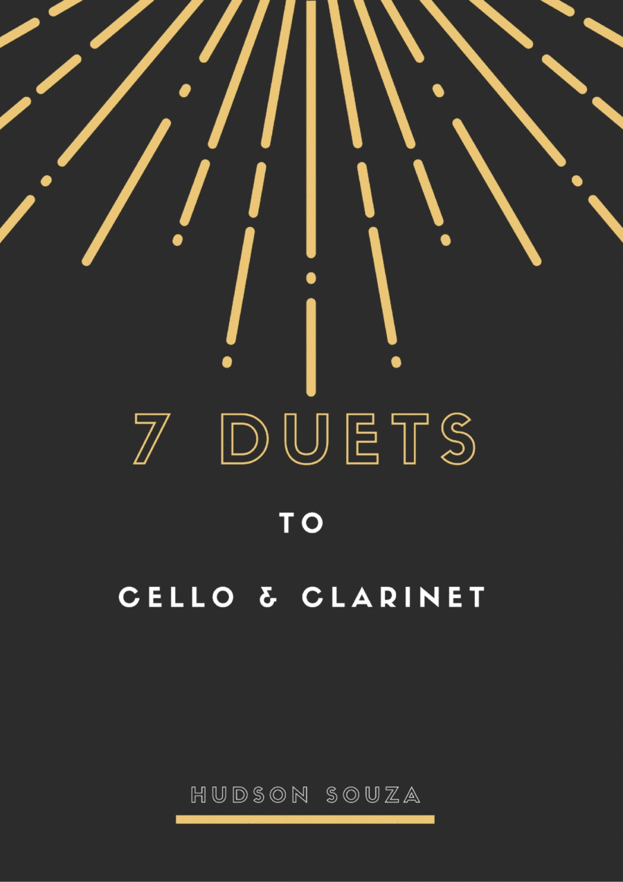 7 Duets to Cello & Clarinet Sib Chamber Music scores gallery preview page 1