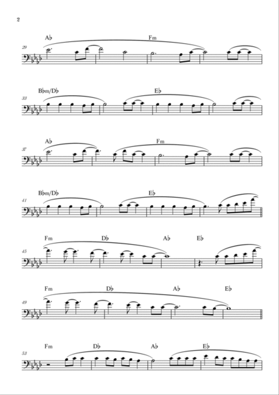 All Of Me Bassoon Solo scores gallery preview page 2