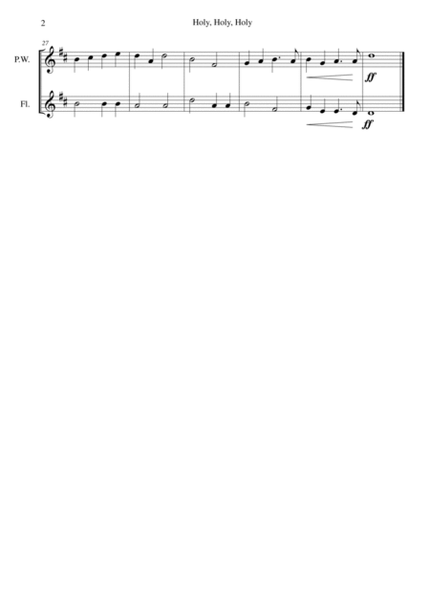 6 simple duets based on hymns, for penny whistle (or piccolo) and flute image number null