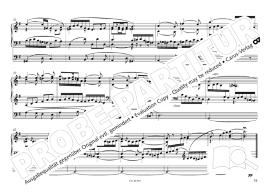 Free Organ Music from the Romantic Period, Vol. III (Freie Orgelmusik der Romantik, Band III) Organ scores gallery preview page 52