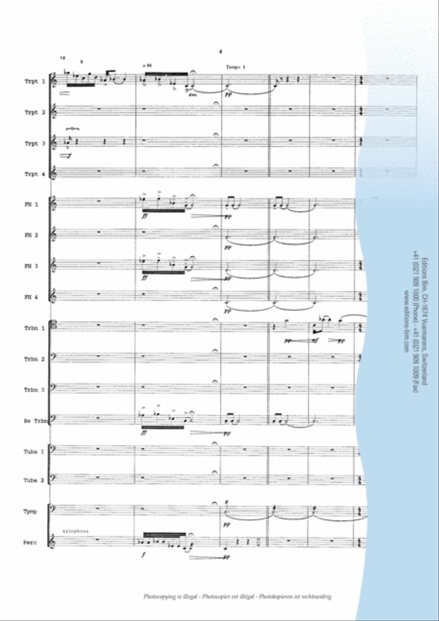 Reflections on a Dance Horn scores gallery preview page 5