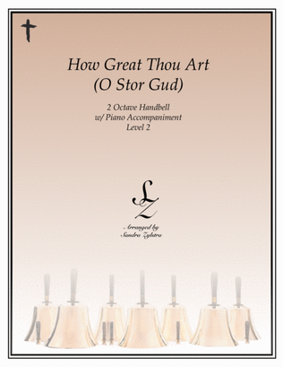 Book cover for How Great Thou Art (2 octave handbell & piano accompaniment)