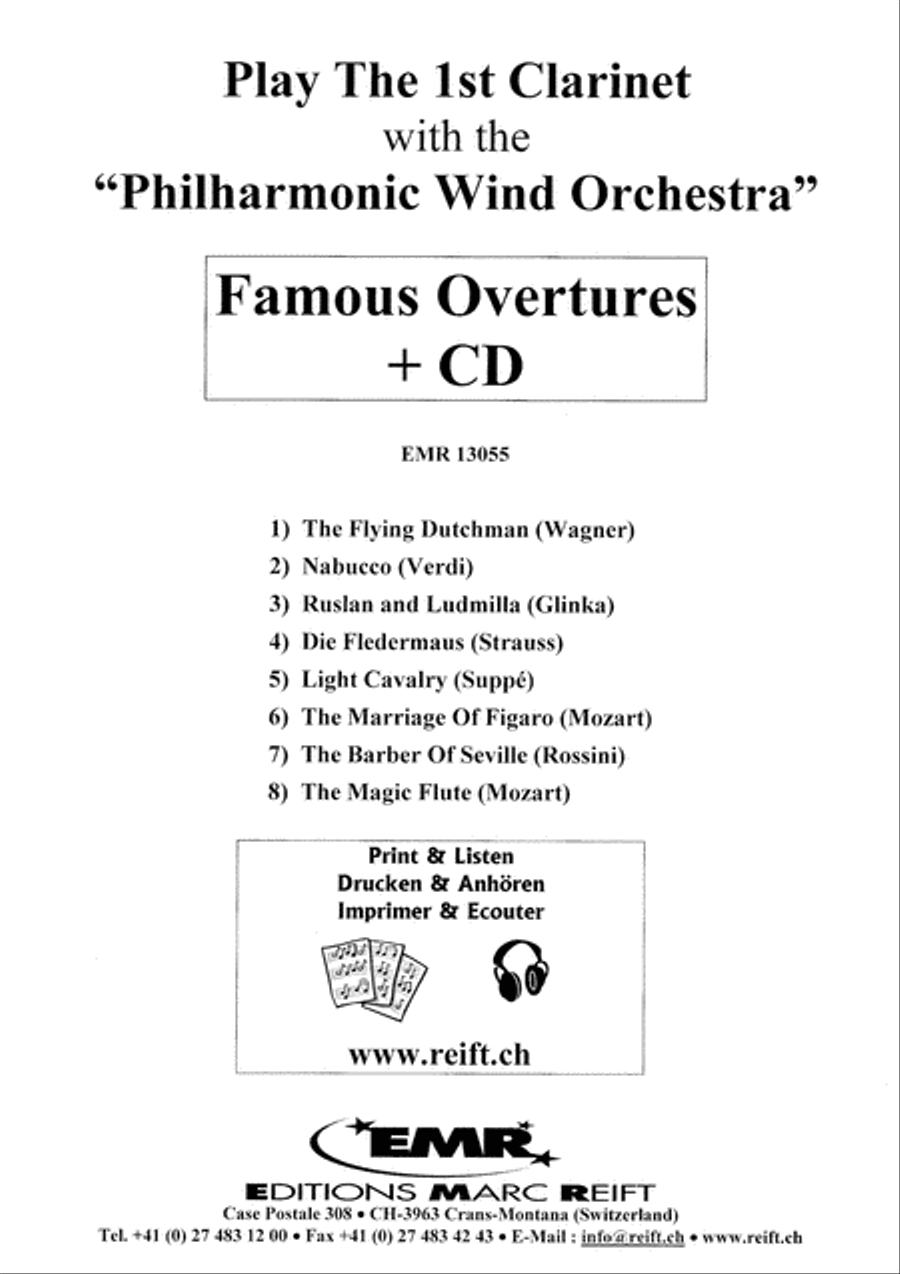 Play The 1st Clarinet With The Philharmonic Wind Orchestra Concert Band scores gallery preview page 2
