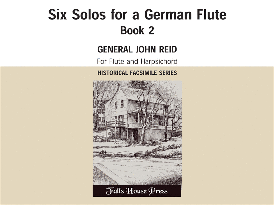 Six Solos for A German Flute Book 2 (Facsimil Chamber Music scores gallery preview page 1