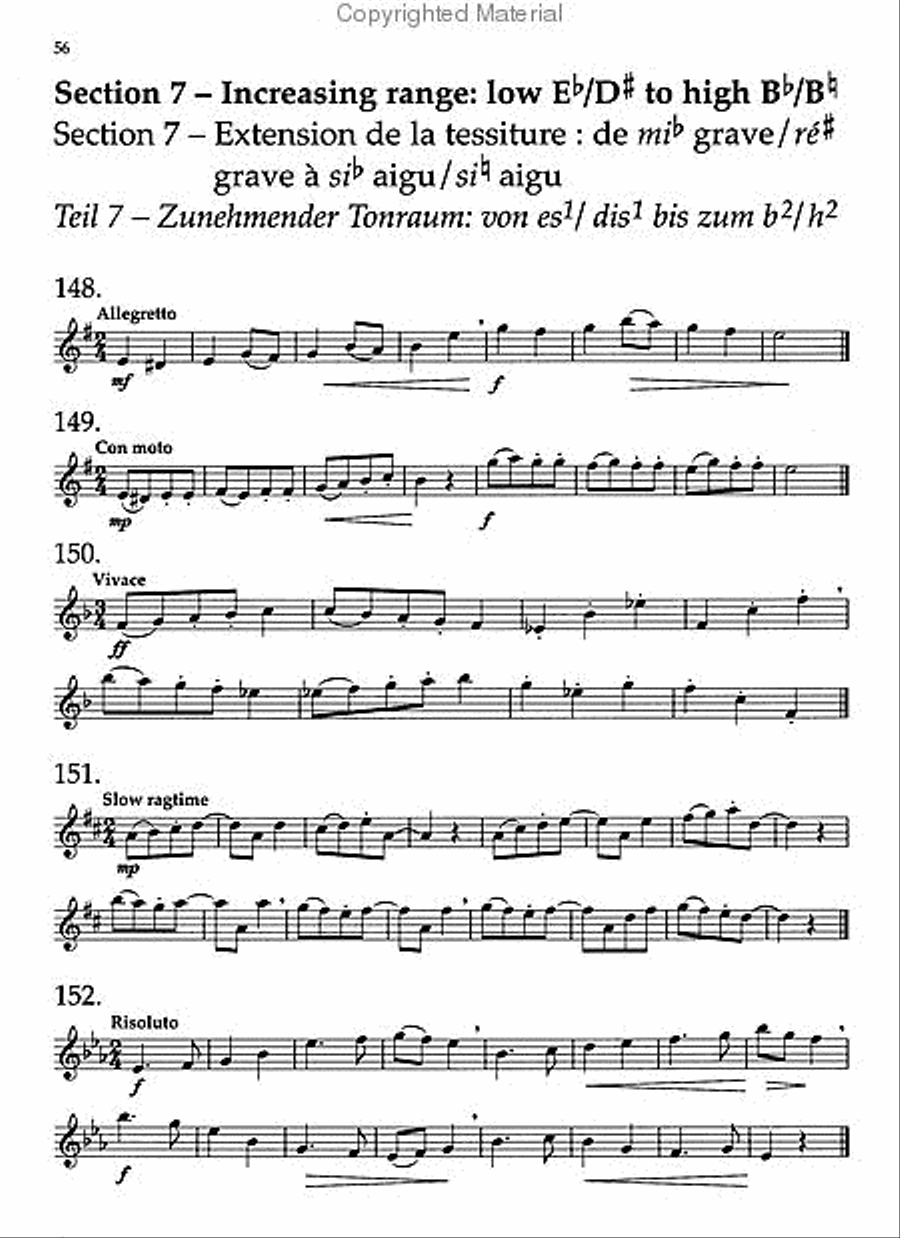Flute Sight-Reading Flute Sight-Reading Flute Solo scores gallery preview page 5