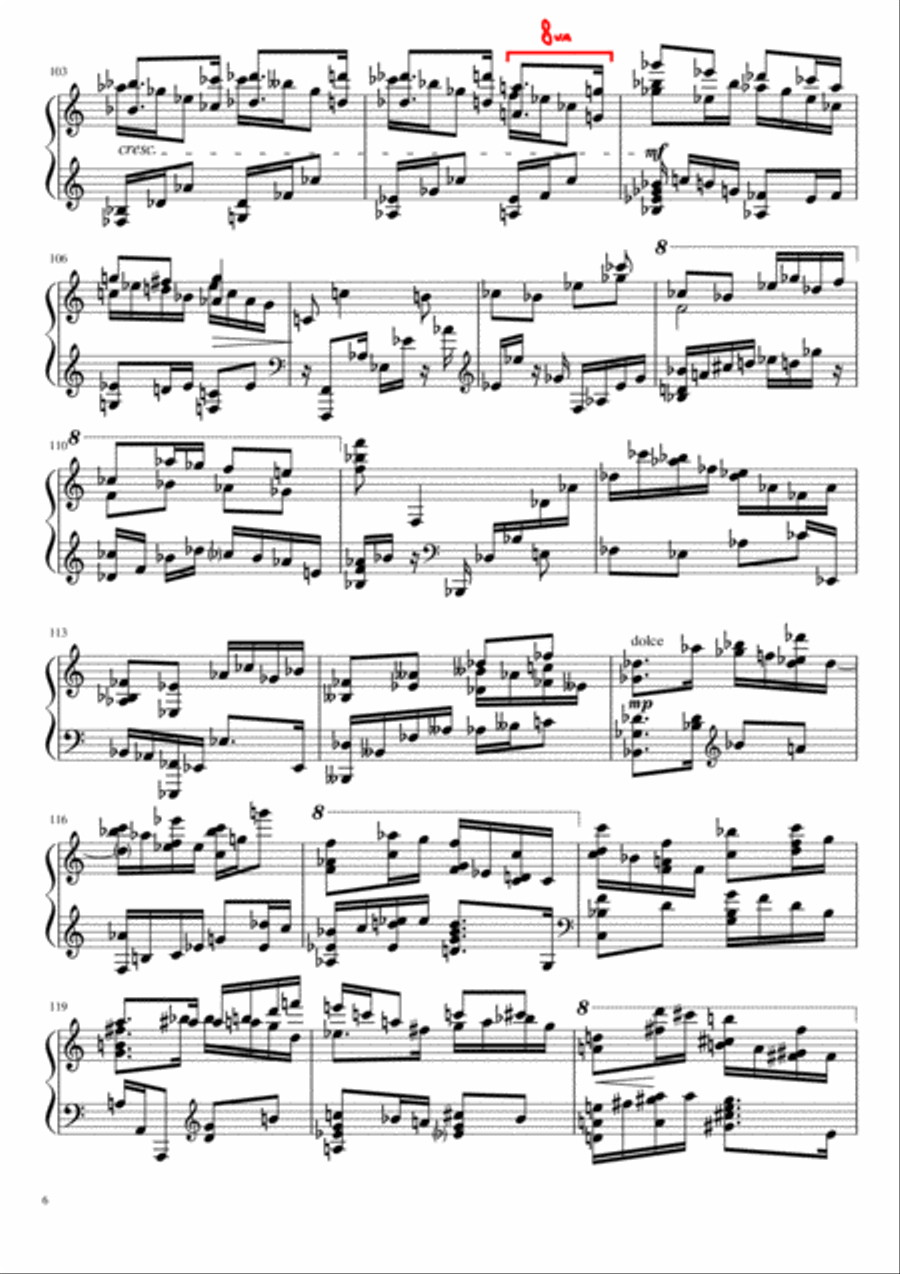 Fantasie №3 Fantasie №3 Piano Solo scores gallery preview page 6