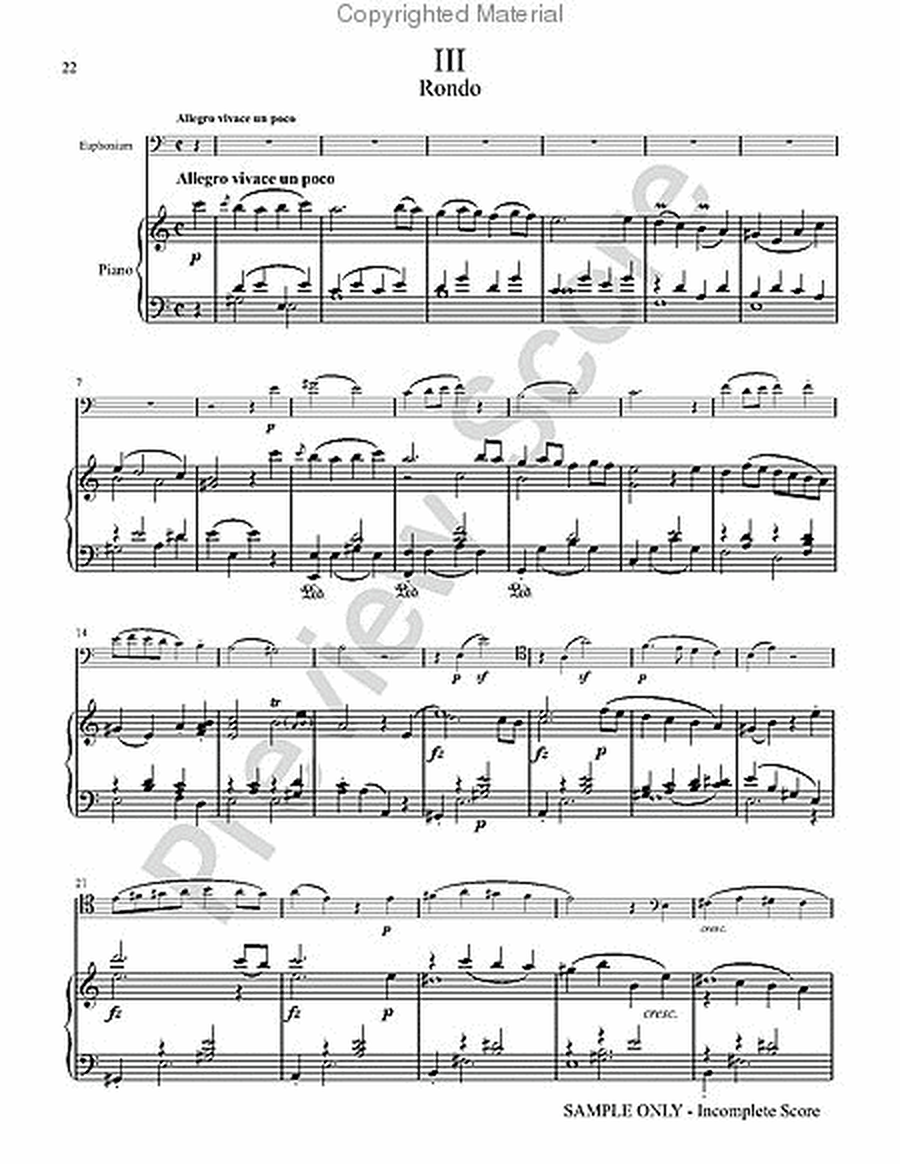 Sonata for Euphonium and Piano, Op. 104