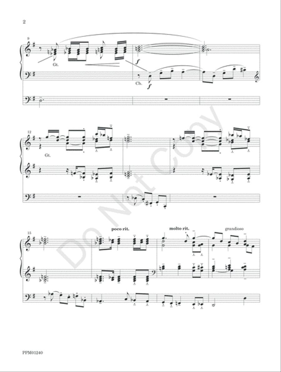 Fanfares and Toccatas on 'Engelberg' Organ scores gallery preview page 5