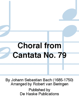 Book cover for Choral from Cantata No. 79