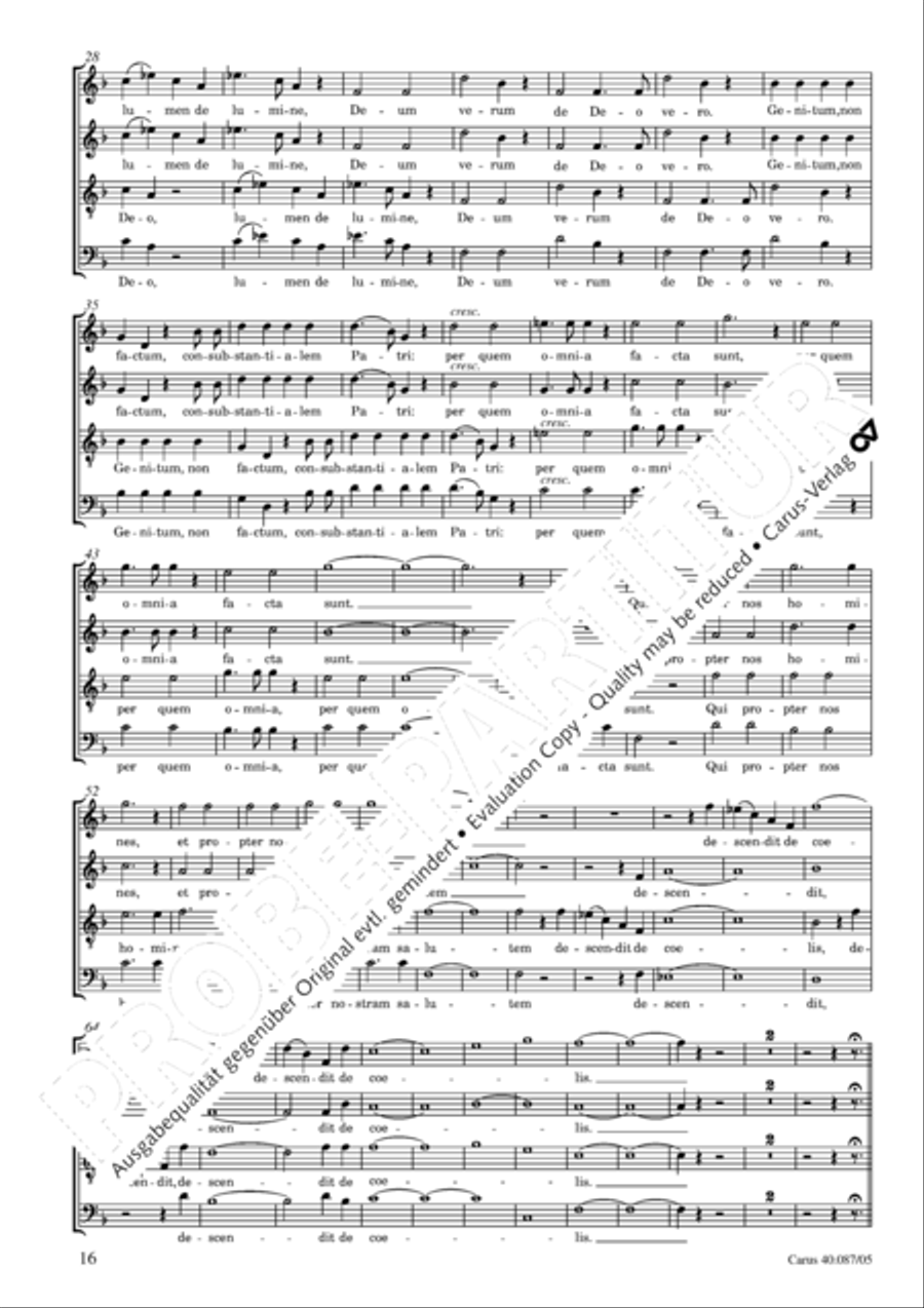 Messe solenelle in G 4-Part scores gallery preview page 17