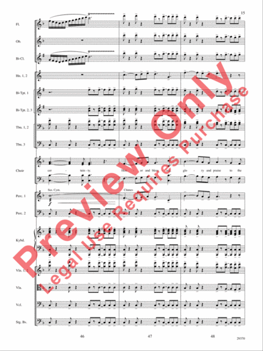 See, What a Morning Choir scores gallery preview page 16