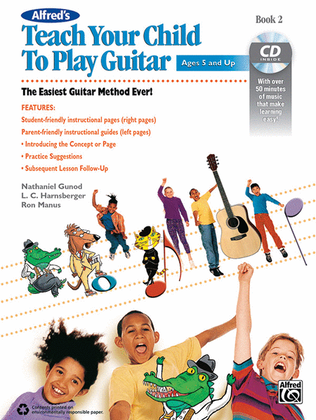 Book cover for Alfred's Teach Your Child to Play Guitar, Book 2