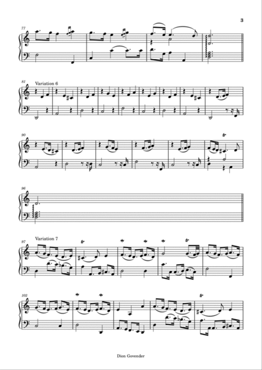 Les Folies d'Espagne Les Folies d'Espagne Piano Solo scores gallery preview page 3