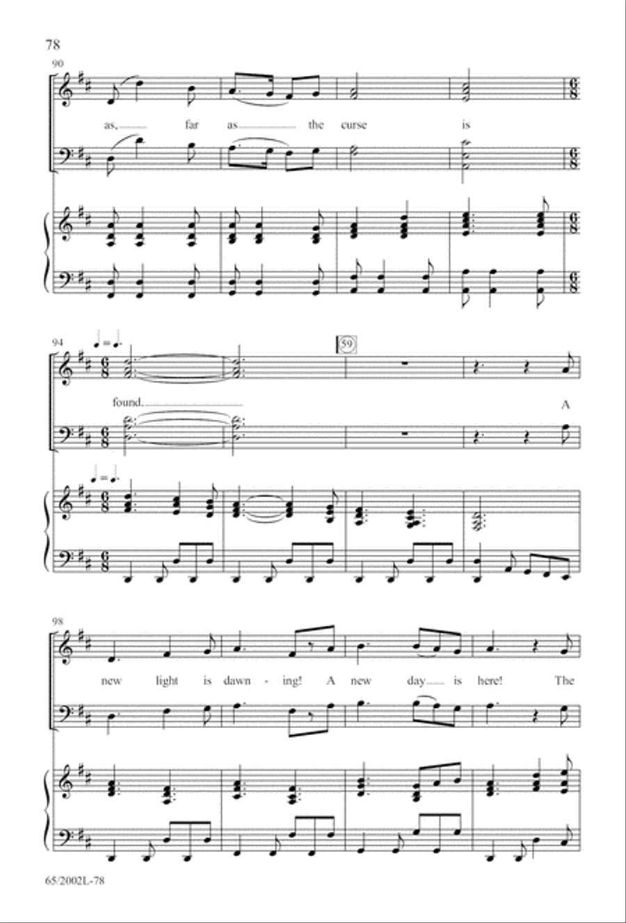 And This Shall Be a Sign And This Shall Be a Sign 4-Part scores gallery preview page 79