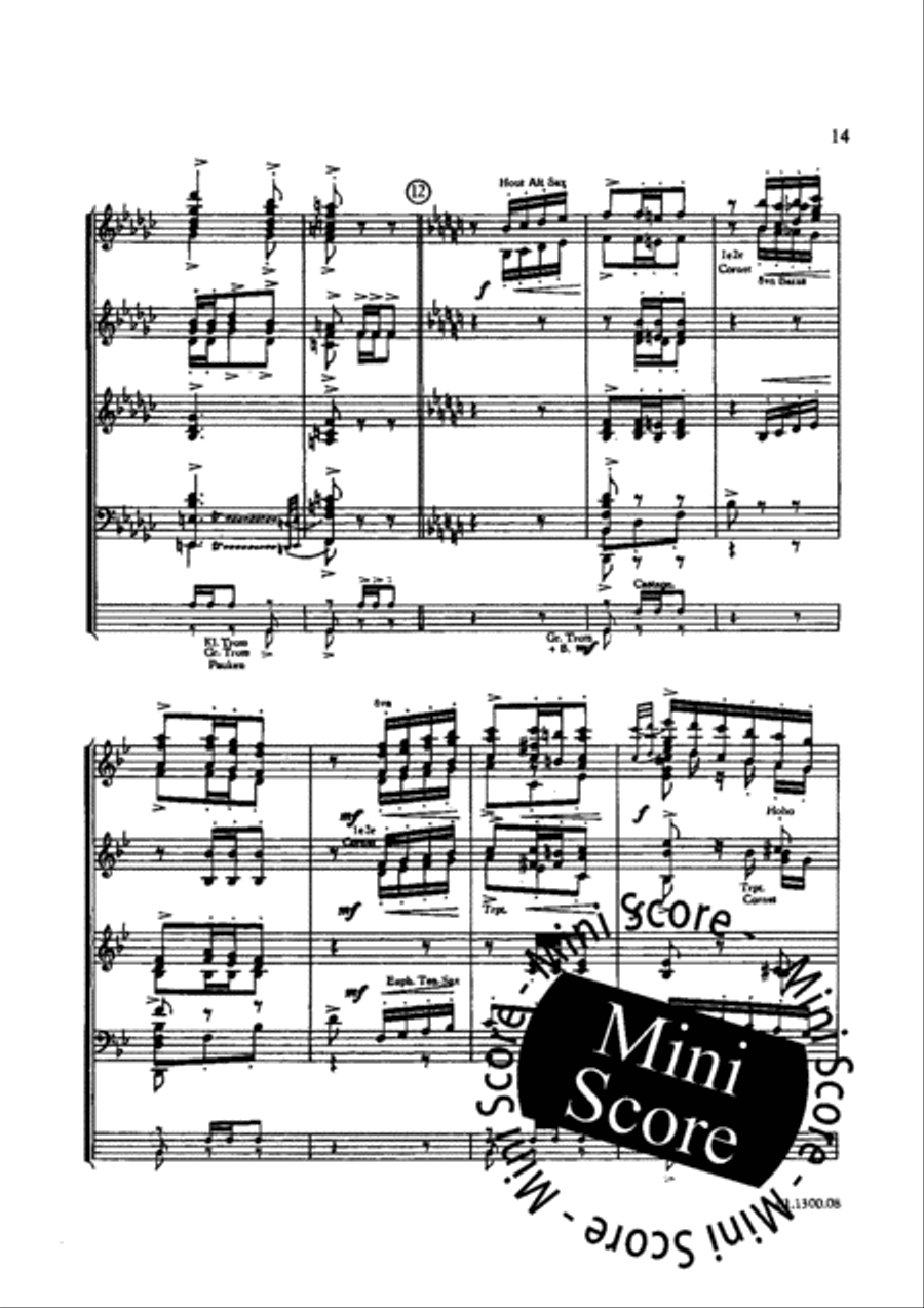 Spaans Nederlandse Dans Concert Band scores gallery preview page 17