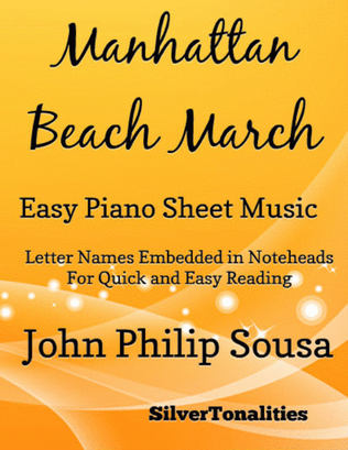Manhattan Beach March Easy Piano Sheet Music