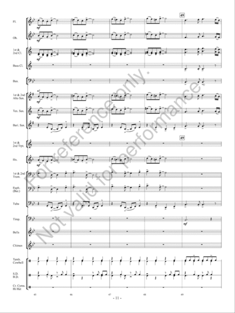 O Come All Ye Faithful O Come All Ye Faithful Concert Band scores gallery preview page 12