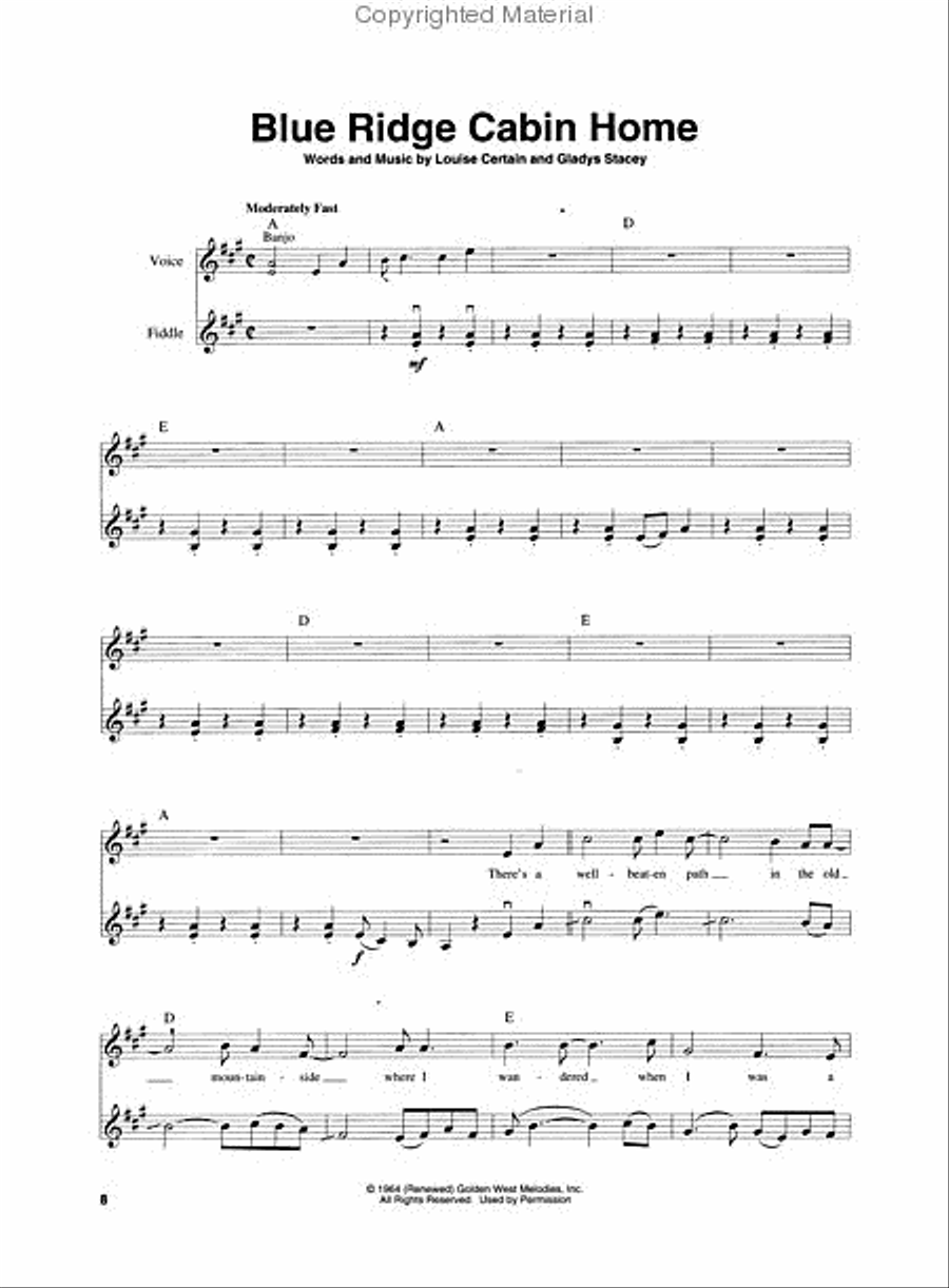 Bluegrass Favorites Bluegrass Favorites Violin scores gallery preview page 3