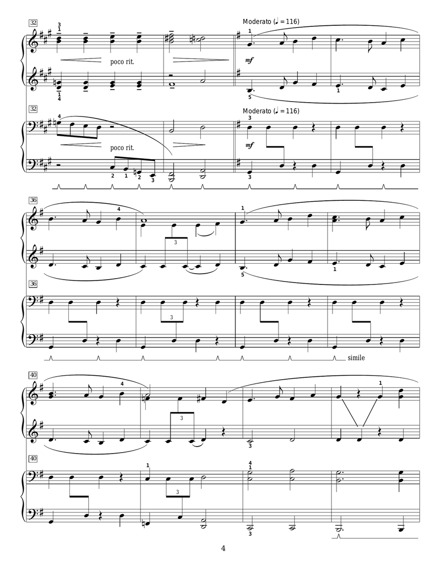 In Defense Of Liberty Piano Duet scores gallery preview page 4