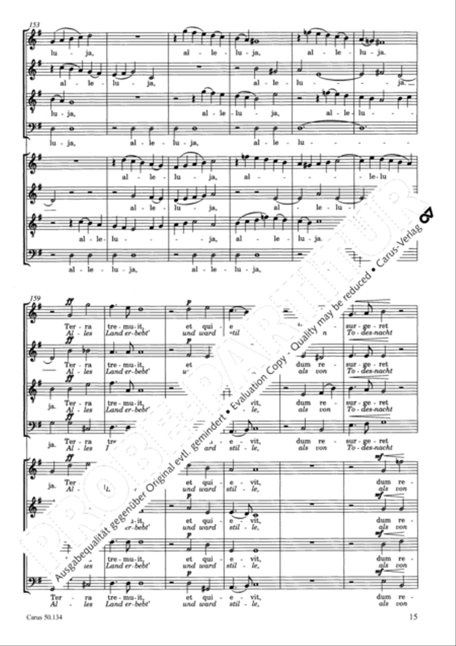 Osterhymne 4-Part scores gallery preview page 16