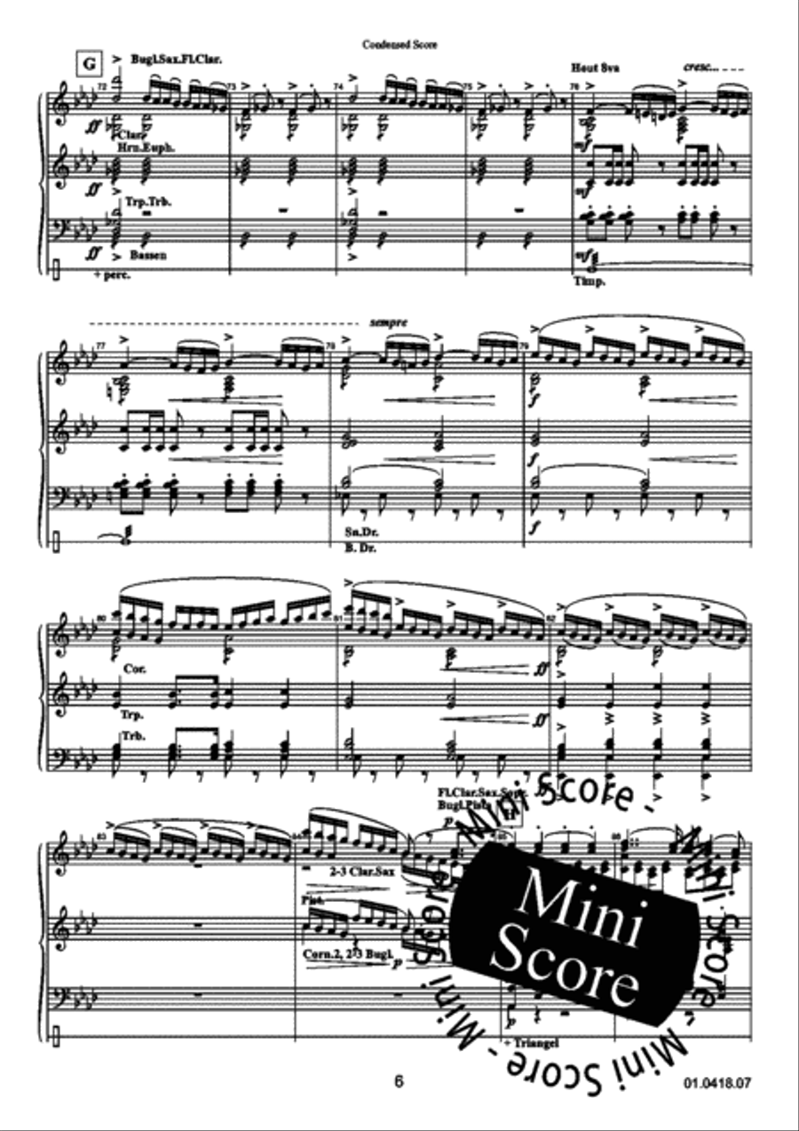 Norma Ouverture Concert Band scores gallery preview page 34