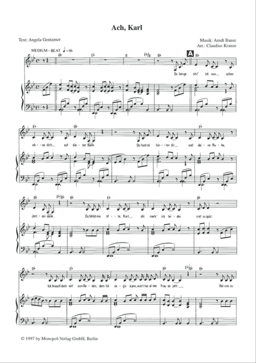 Ach, Karl Piano, Vocal scores gallery preview page 2