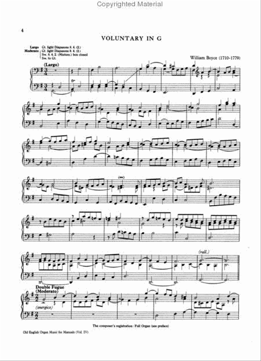 Old English Organ Music for Manuals - Book 4 Organ Solo scores gallery preview page 3