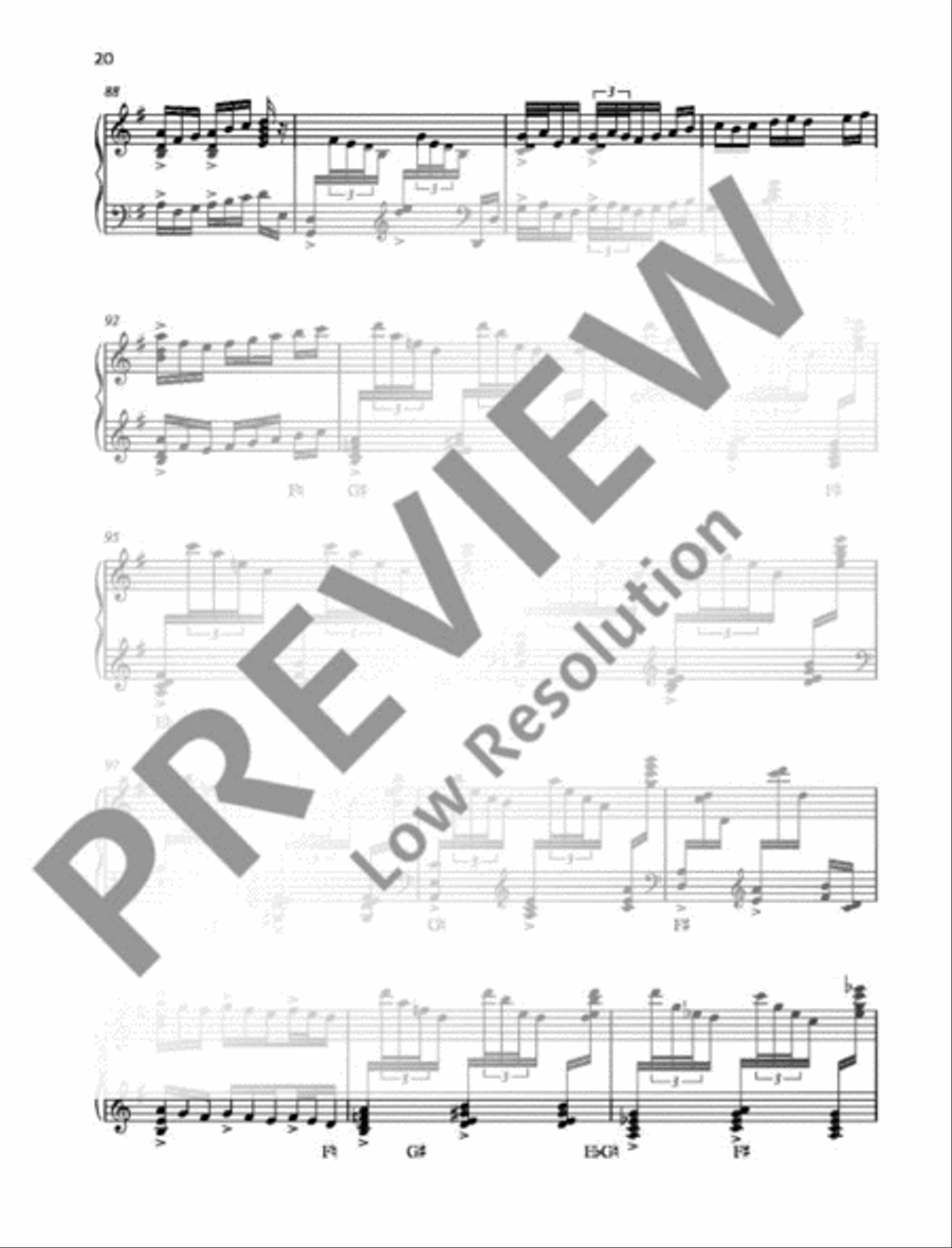 Sonata Harp scores gallery preview page 21