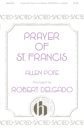 Book cover for Prayer 0f St Francis (Delgado Setting, A Cappella)