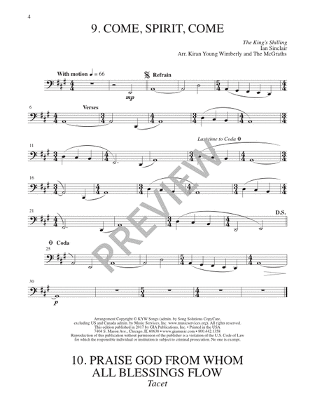 Celtic Psalms - Volume 2, Instrument edition