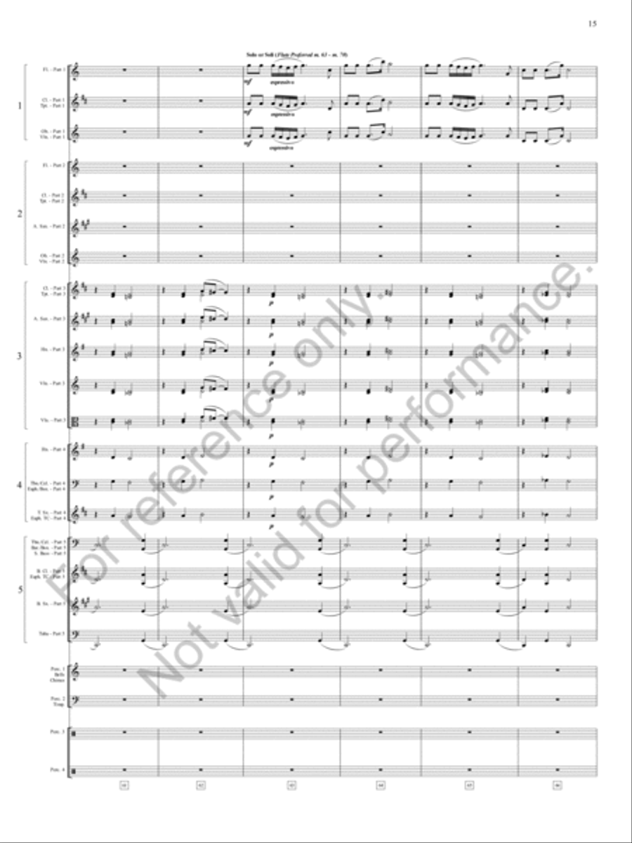 Emperata Overture Emperata Overture Concert Band scores gallery preview page 16