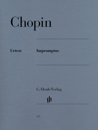 Book cover for Chopin - Impromptus Urtext Ed Zimmermann Theopold