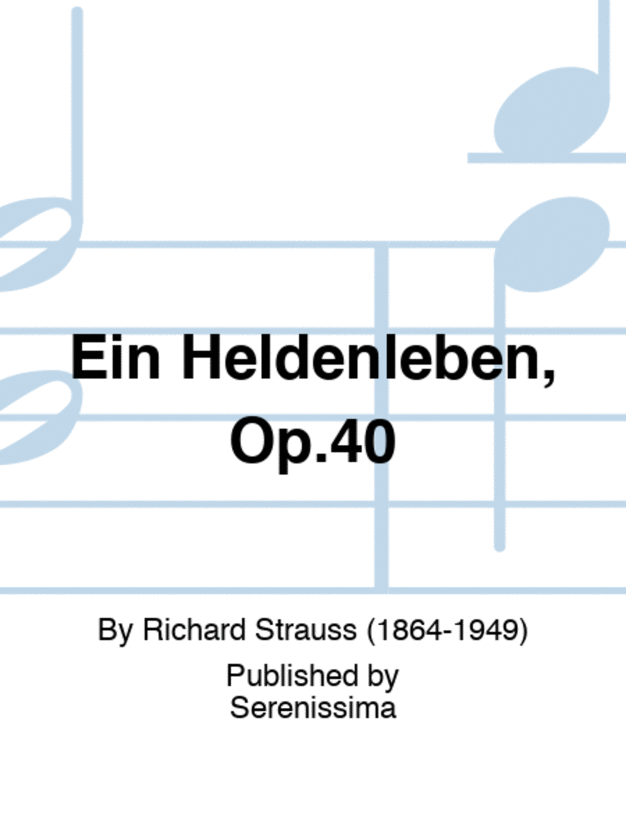 Ein Heldenleben, Op.40 Orchestra scores gallery preview page 1