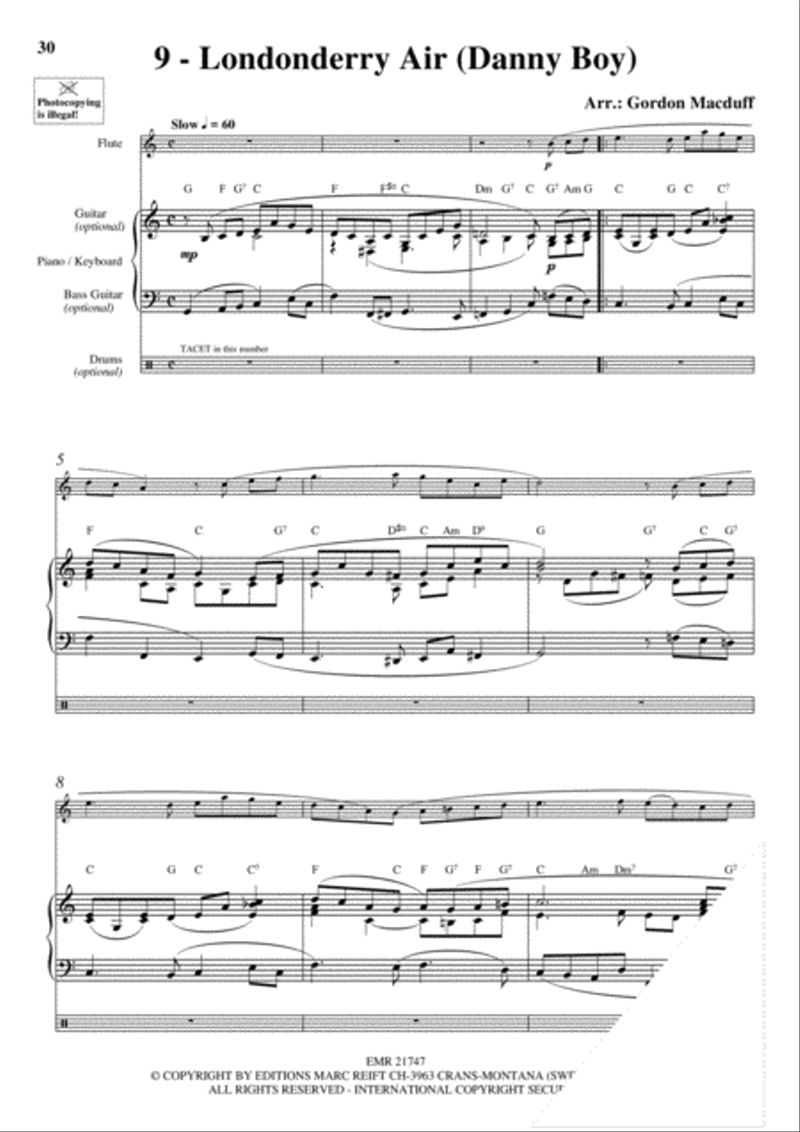 20 Celtic Hits Flute Solo scores gallery preview page 11