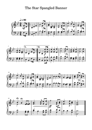 The Star Spangled Banner (Piano)