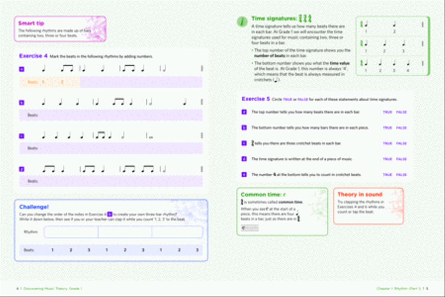 Discovering Music Theory Workbook Activity Books scores gallery preview page 5