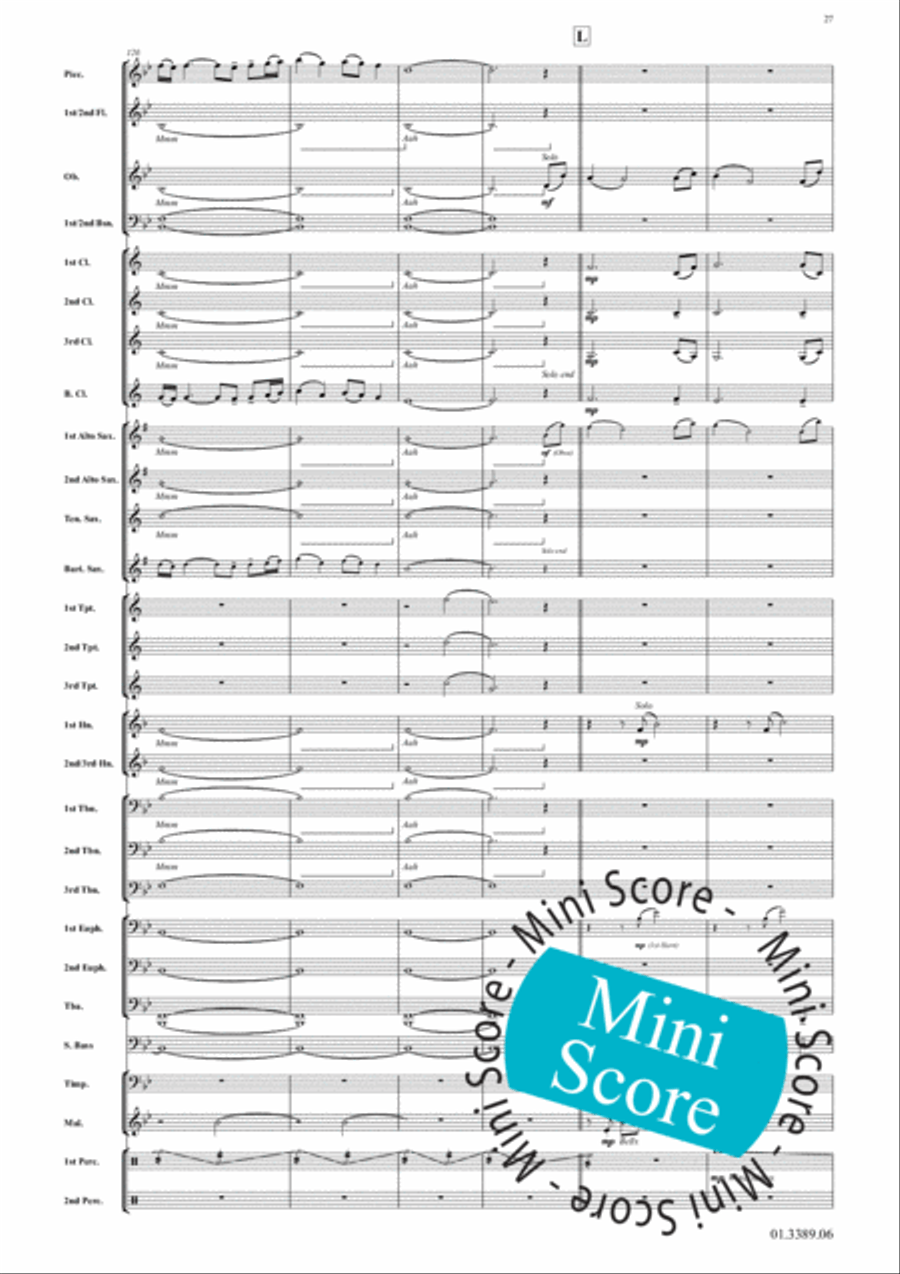Moby Dick Concert Band scores gallery preview page 31