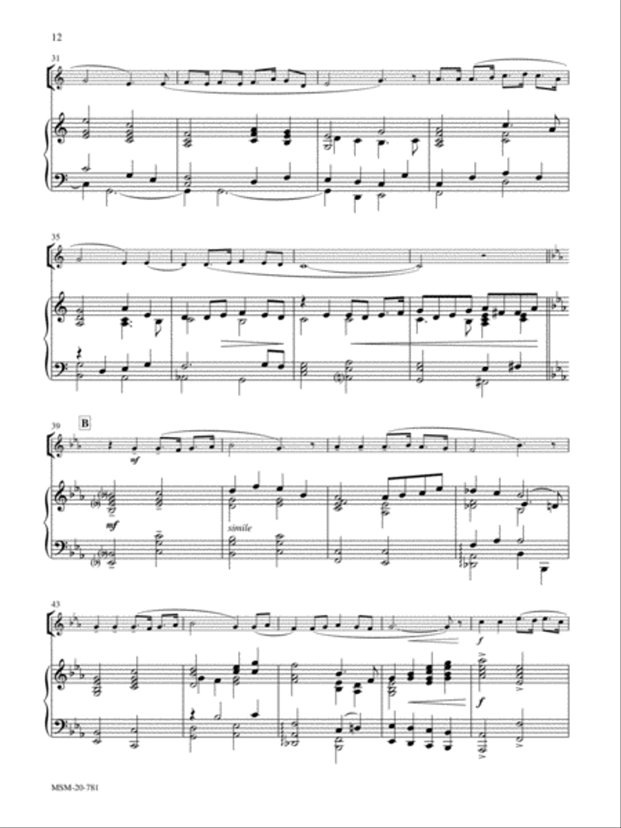 Shall We Gather at the River Clarinet Solo scores gallery preview page 3