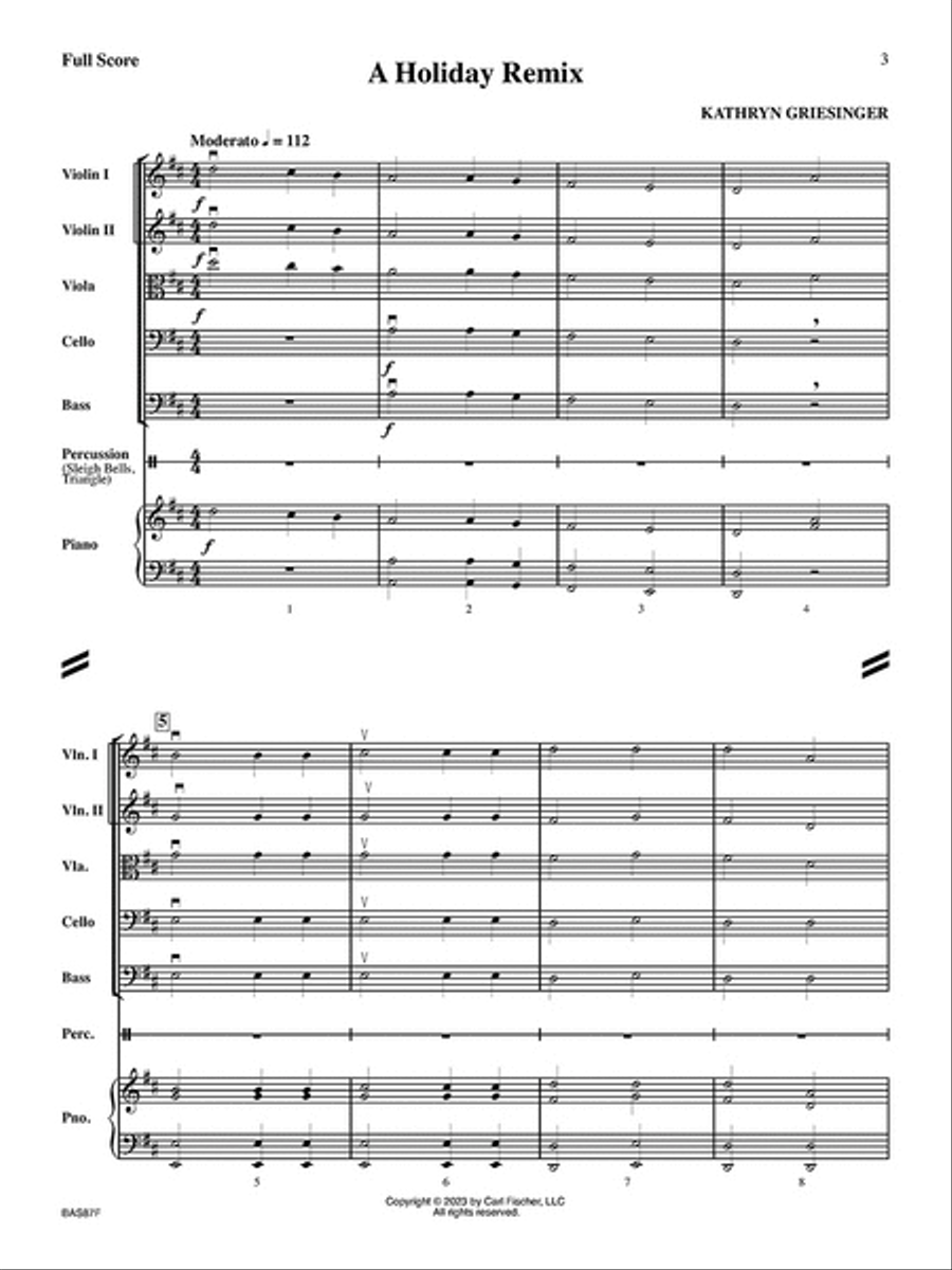 A Holiday Remix Orchestra scores gallery preview page 2