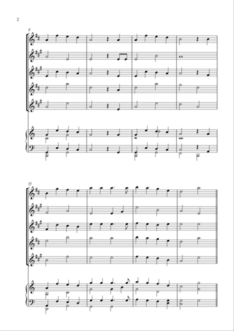 Jingle Bells Chamber Music scores gallery preview page 2
