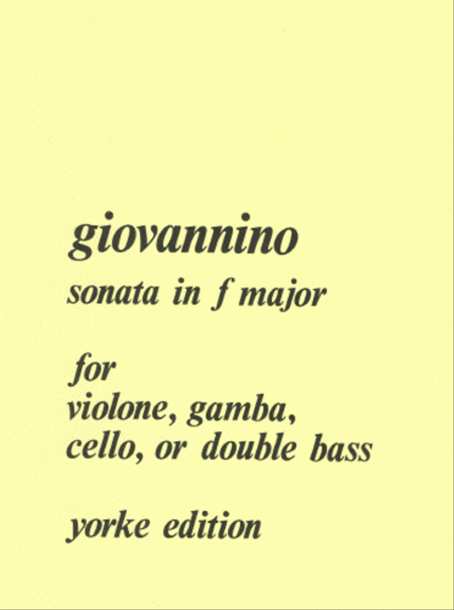 Sonata In F Major Piano Accompaniment scores gallery preview page 1