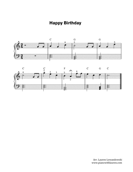 Happy Birthday - 10 Arrangements for All Levels