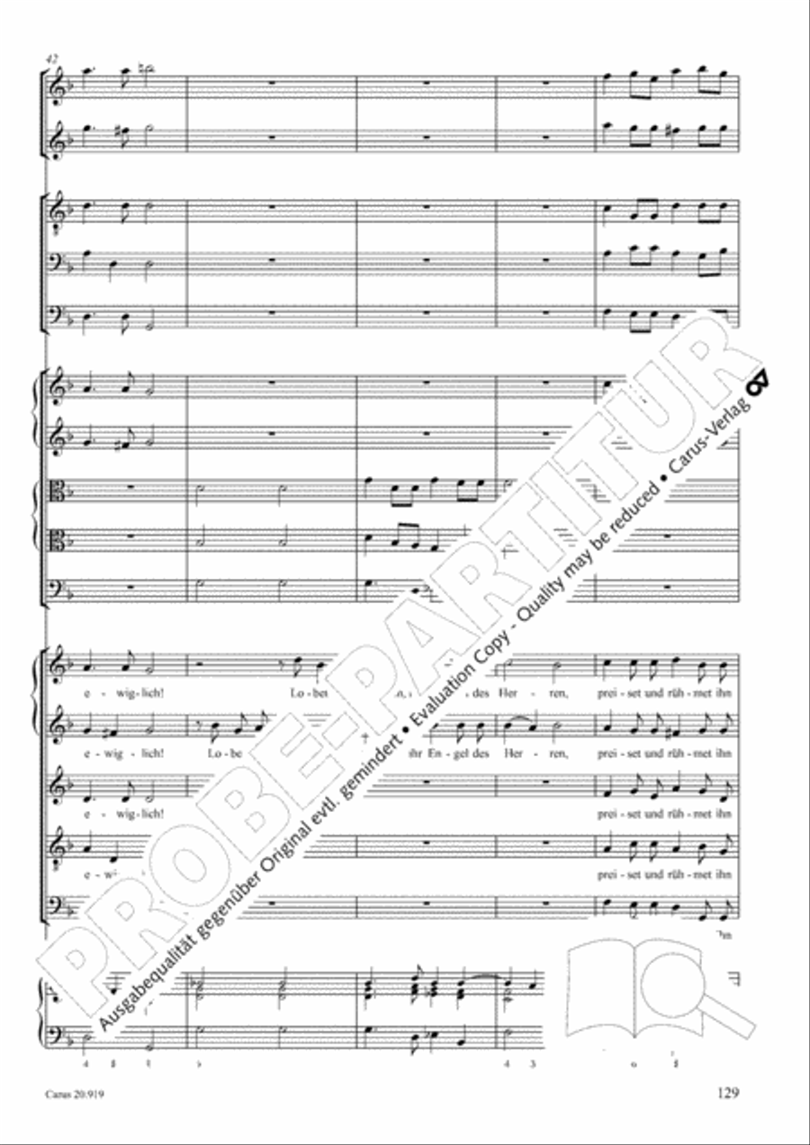 Opera varia I. Works with 1-7 parts (Complete edition, vol. 19) [Werke mit 1-7 obligaten Stimmen] Score scores gallery preview page 186