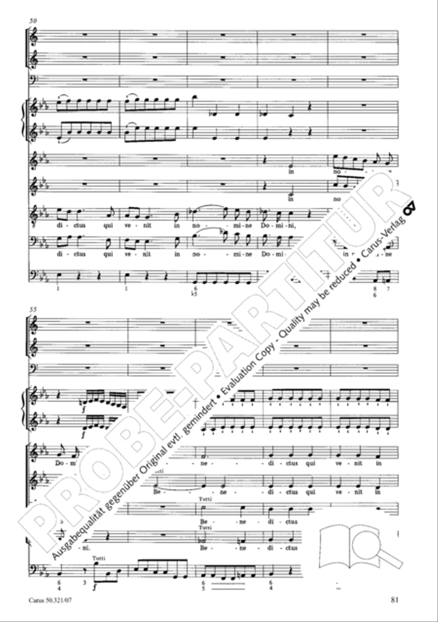 Requiem in C minor Requiem in C minor 4-Part scores gallery preview page 88