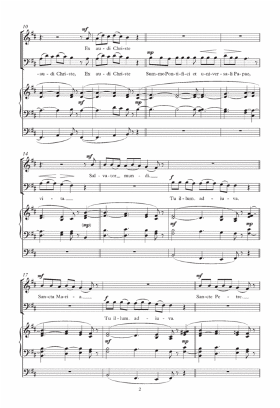 Christus Vincit (arr. Martin Baker) 4-Part scores gallery preview page 2