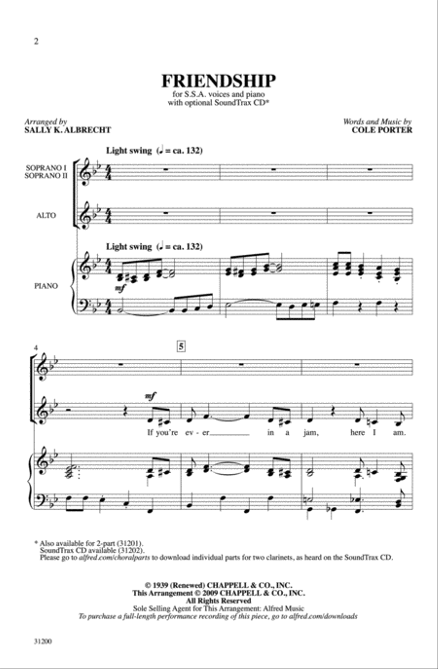 Friendship Friendship Women's Choir scores gallery preview page 2